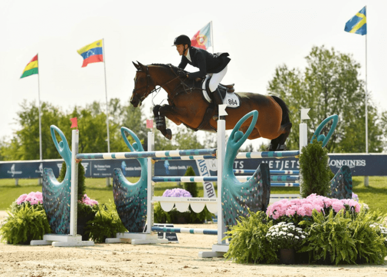 McLain Ward e First Lady voam para a vitória na classe Traverse City 5* Speed!