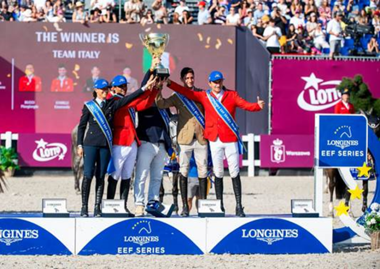 Itália vence a final da Copa das Nações da Longines EEF Series em Varsóvia após desempate contra a Irlanda