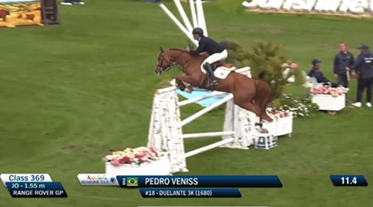 Cavalo Brasileiro de Hipismo brilha no GP do Andalucía Sunshine Tour com Pedro Veniss