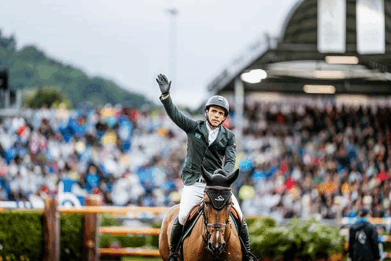 Stephan Barcha e Chevaux Primavera Império Egípcio: 4º lugar no GP Rolex, a 1.60m, no CHIO Aachen
